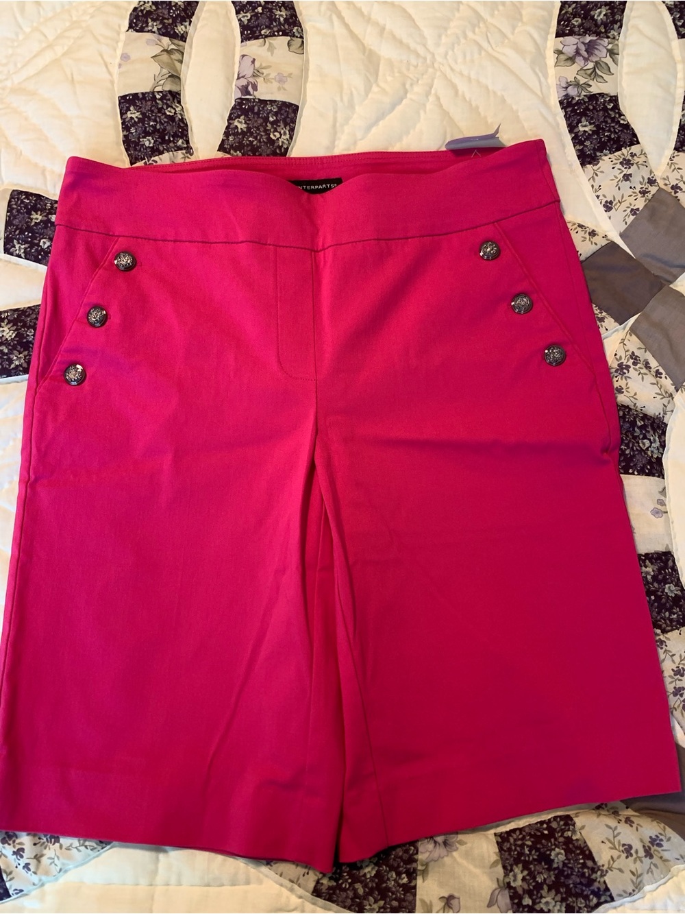 Pink Sailor Dressy Bermuda Shorts